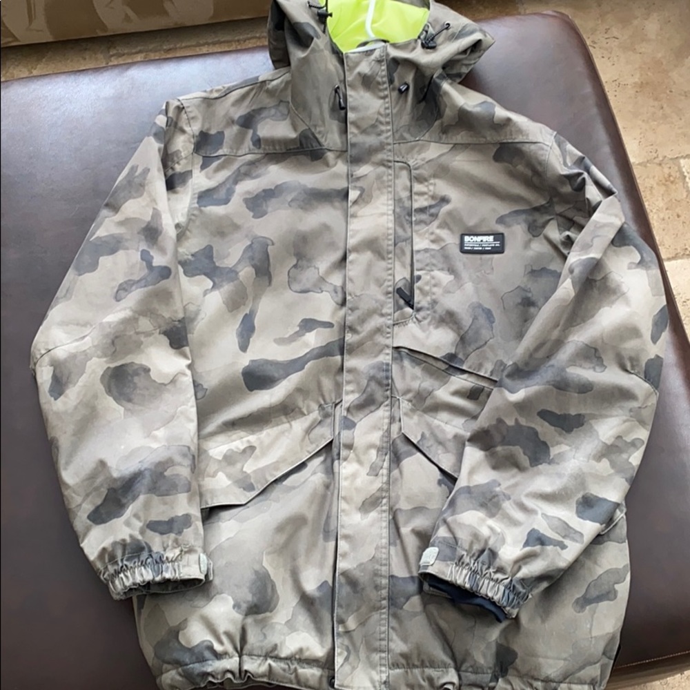 Bonfire jacket snowboarding ski jacket SZ L